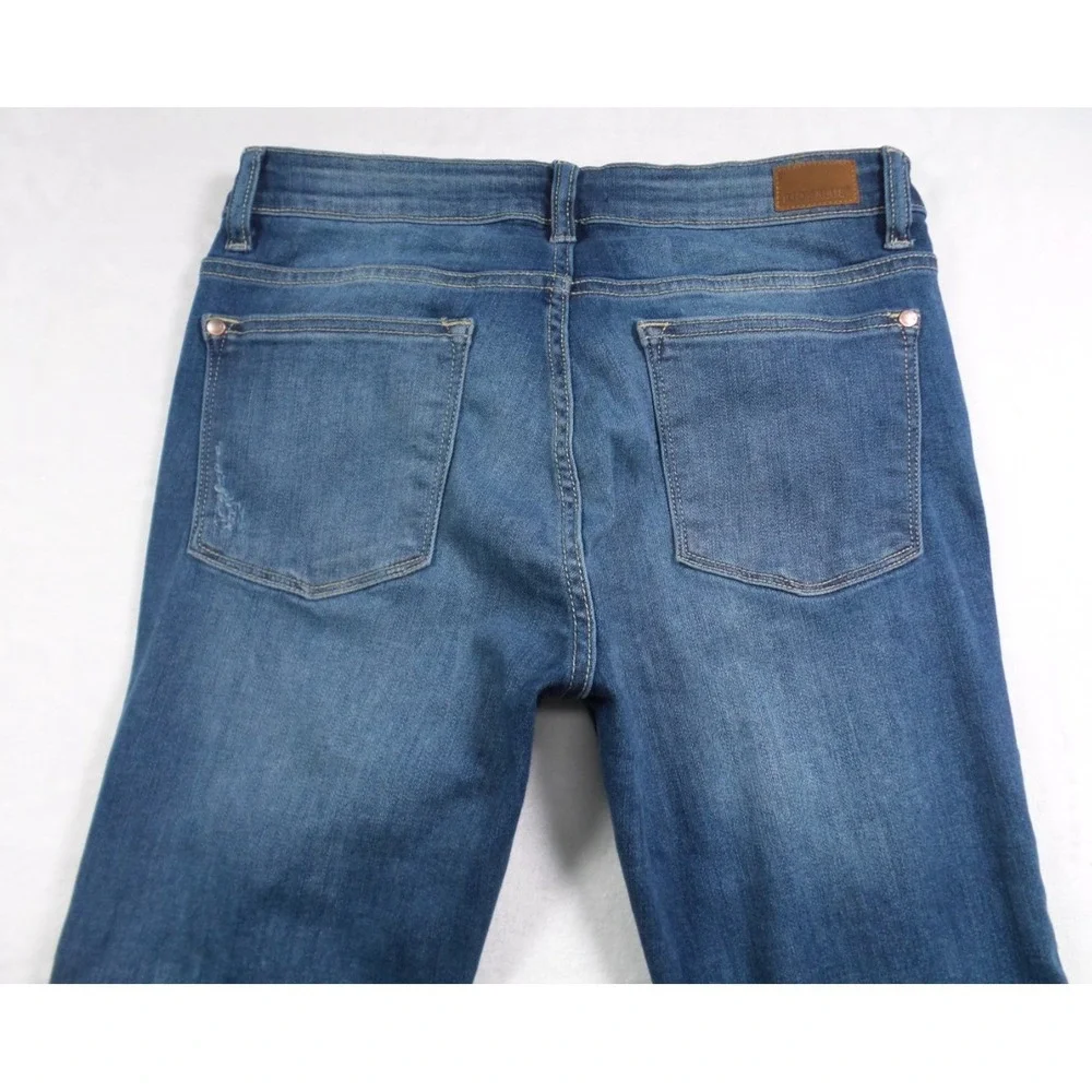 Judy Blue‎ Jeans Womens Size 11/30 Blue Denim Janette Camo Patch Skinny Fit